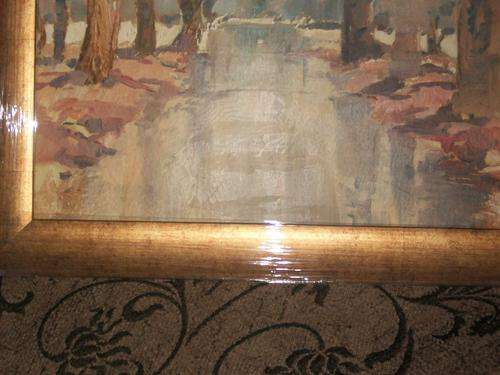 CHRISTOPHER HAW PURCHASE AS OIL. FRAMED. SIZE,  70CM X 60CM INCLUDING FRAME