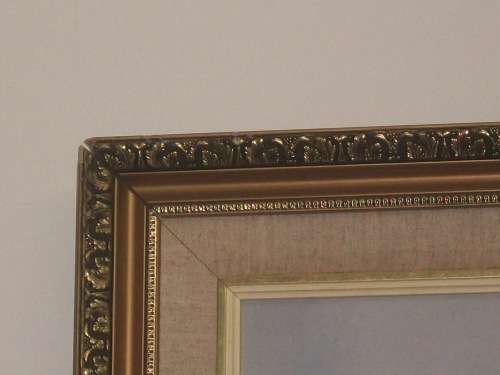 BARB PLONER PAINTING OIL FRAMED. SIZE, 110CM X 78CM INCLUDING FRAME