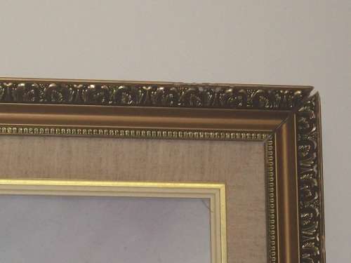 BARB PLONER PAINTING OIL FRAMED. SIZE, 110CM X 78CM INCLUDING FRAME