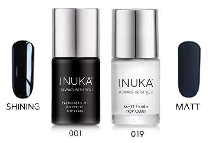 INUKA Colour Stay Nail Polish Colour & Coat 3x11ml set each