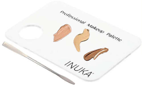 INUKA PROFESSIONAL MAKEUP MIXING PALETTE & SPATULA