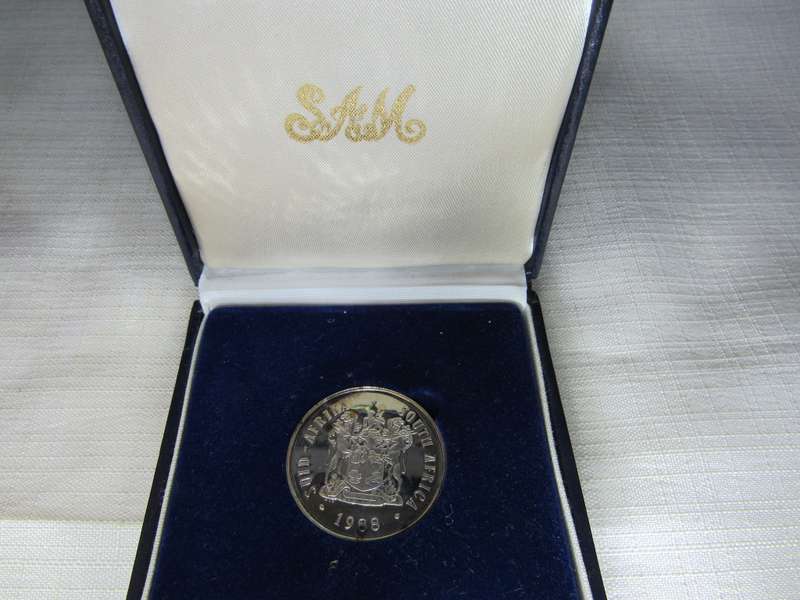 1988 Silver proof One Rand