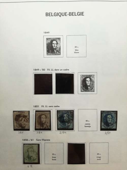 Belgium - Pre-printed and stamps - reduced price