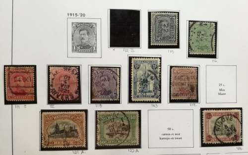 Belgium - Pre-printed and stamps - reduced price