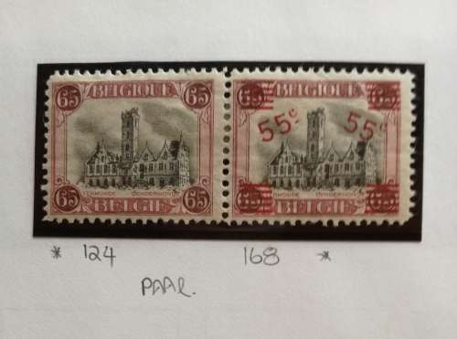 Belgium - Pre-printed and stamps - reduced price