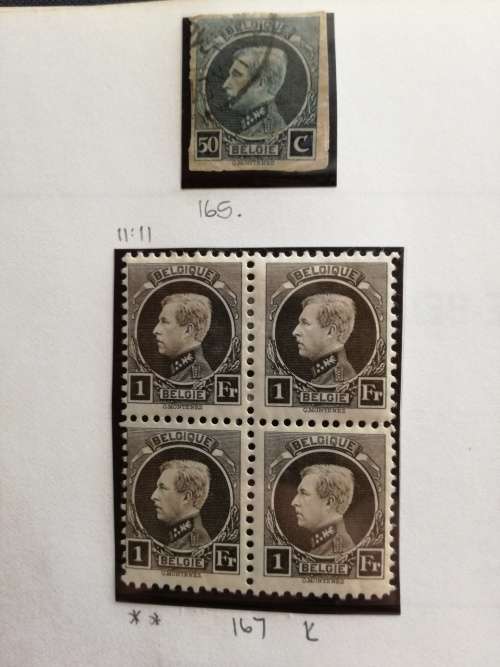 Belgium - Pre-printed and stamps - reduced price