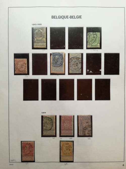 Belgium - Pre-printed and stamps - reduced price