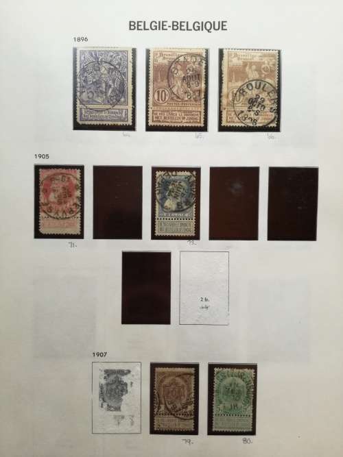 Belgium - Pre-printed and stamps - reduced price