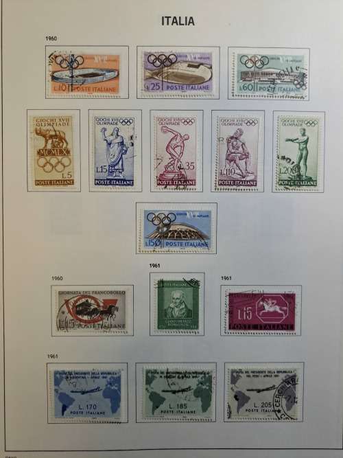 Italy - Pre-printed album and stamps