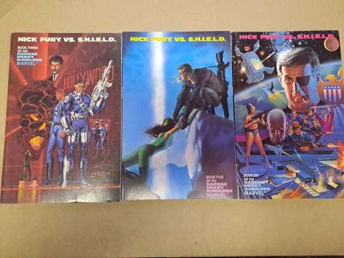 5 Graphic Novels New X Men - Nick Fury - Reduced price