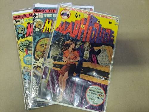3 Vintage Comics - Madhouse & Man-Thing