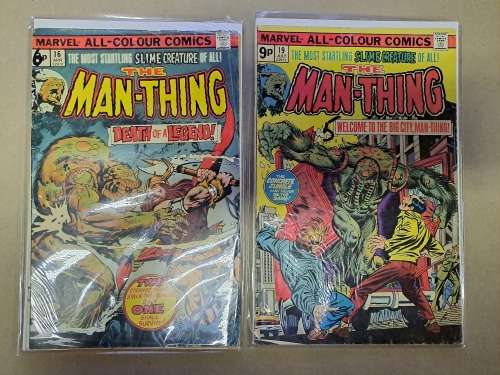 3 Vintage Comics - Madhouse & Man-Thing