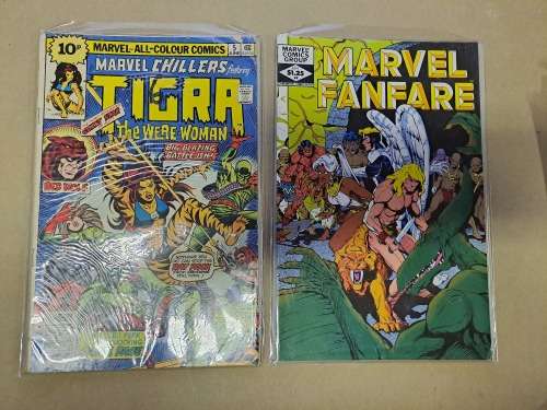 Vintage Comics - Marvel Chillers + Marvel Fanfare