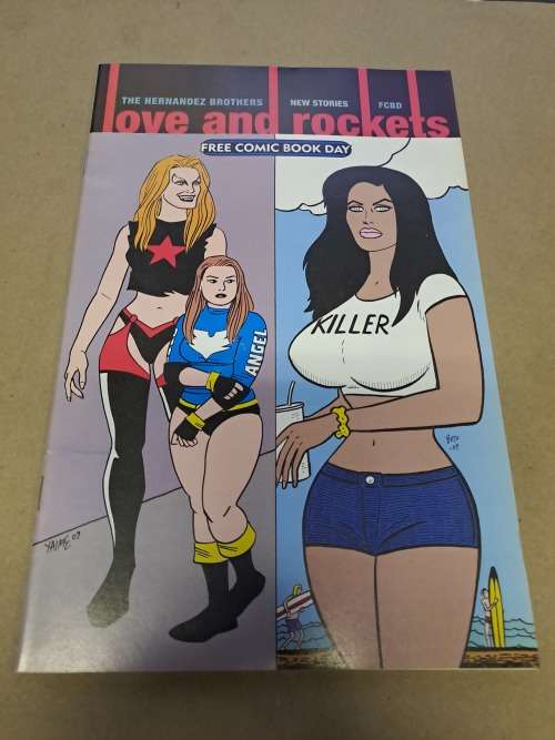 3 Comics - Love and Rockets - Lunatik - Lust of the Nazi Weasel Women