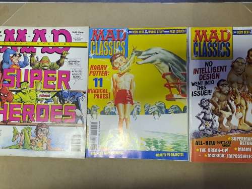 18 Mad Magazines including Super Specls
