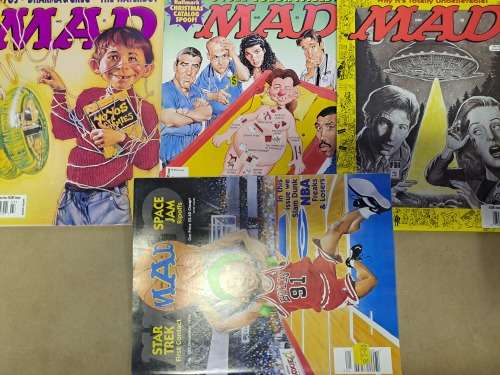9 Mad Magazines