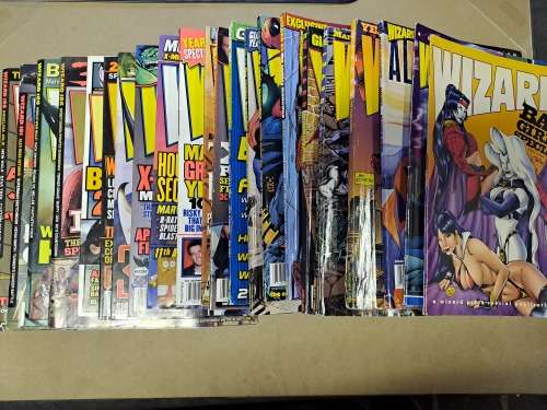 22 Wizard Magazines