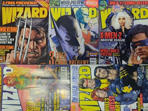 22 Wizard Magazines