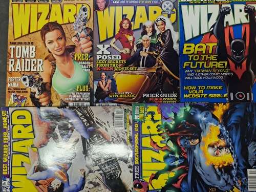 22 Wizard Magazines