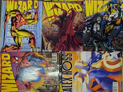 22 Wizard Magazines