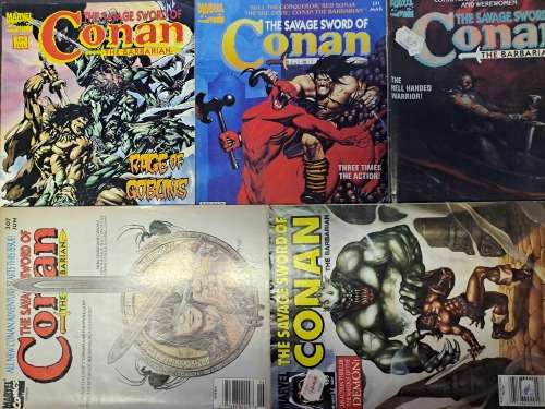 The Savage Sword of Conan - 14 Large Comics