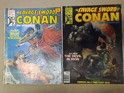 The Savage Sword of Conan - 14 Large Comics