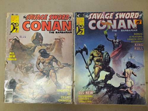 The Savage Sword of Conan - 14 Large Comics