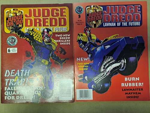 Judge Dredd - 8 Large Comics