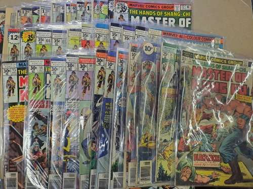 Master of Kung-fu - 39 Vintage Comics - Reduced price