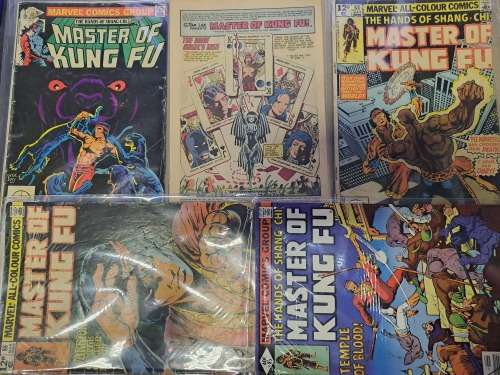 Master of Kung-fu - 39 Vintage Comics - Reduced price