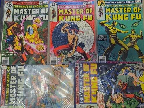 Master of Kung-fu - 39 Vintage Comics - Reduced price