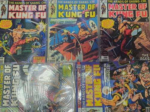 Master of Kung-fu - 39 Vintage Comics - Reduced price