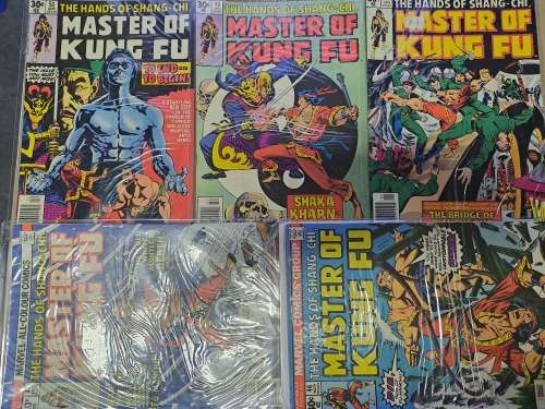 Master of Kung-fu - 39 Vintage Comics - Reduced price