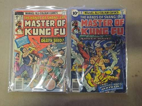 Master of Kung-fu - 39 Vintage Comics - Reduced price