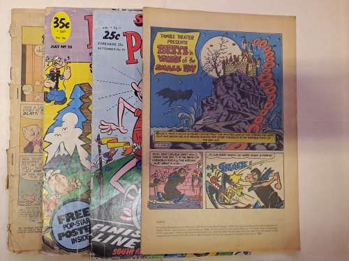 Popeye + Porky Pig - 4 Comics