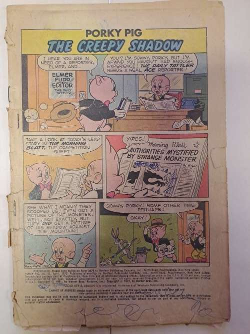 Popeye + Porky Pig - 4 Comics