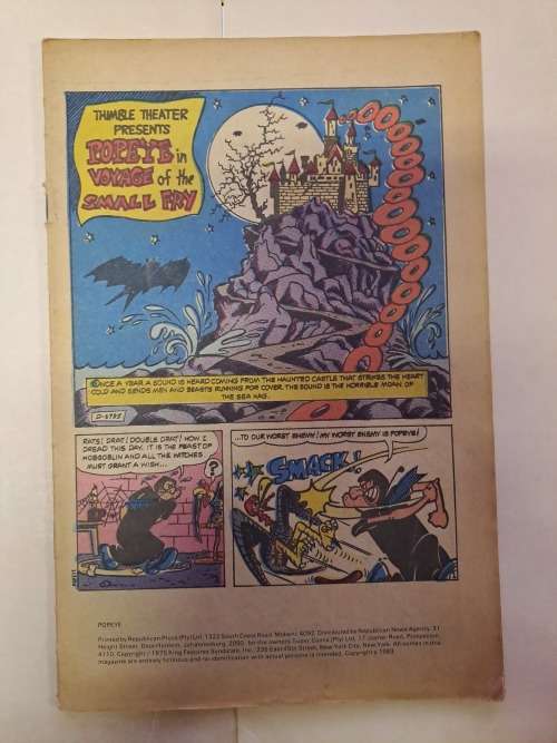 Popeye + Porky Pig - 4 Comics