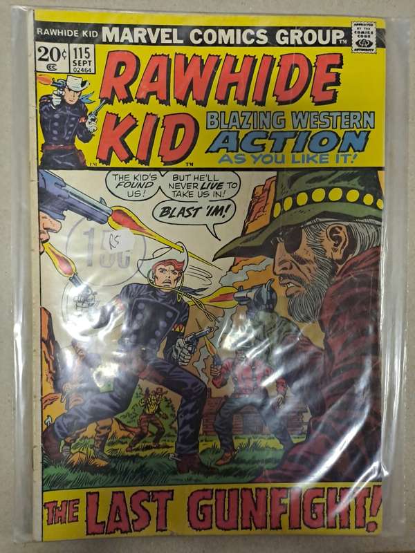 Rawhide Kid - 7 Vintage Comics - Final Reduced price