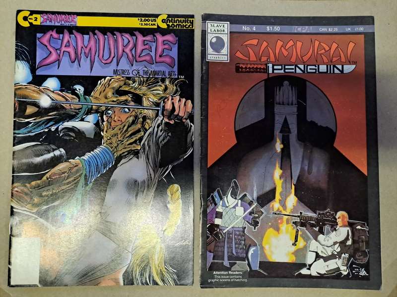Samurai + Samuree - 2 Comics