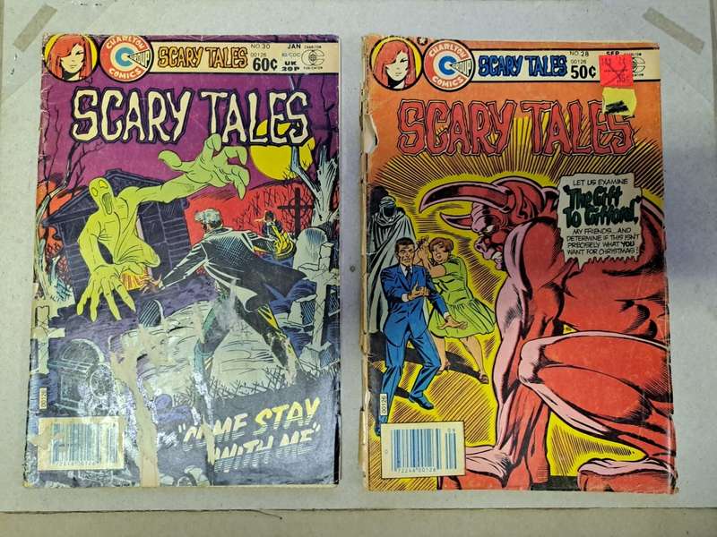 Scary Tales - 2 Vintage Comics - Reduced price