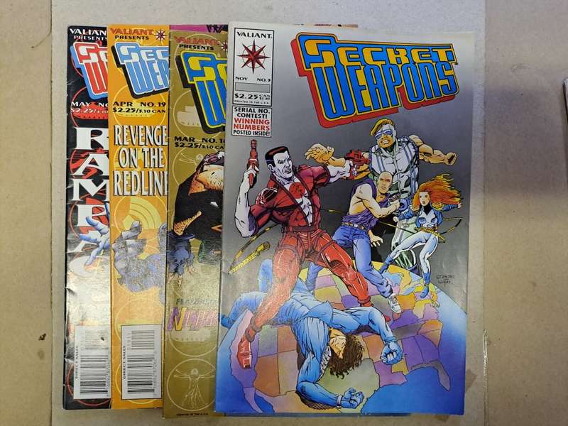Secret Weapons - 4 Comics