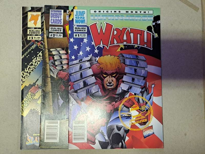 Wrath - 3 Comics