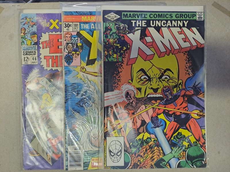 X-Men - 3 Vintage Comics