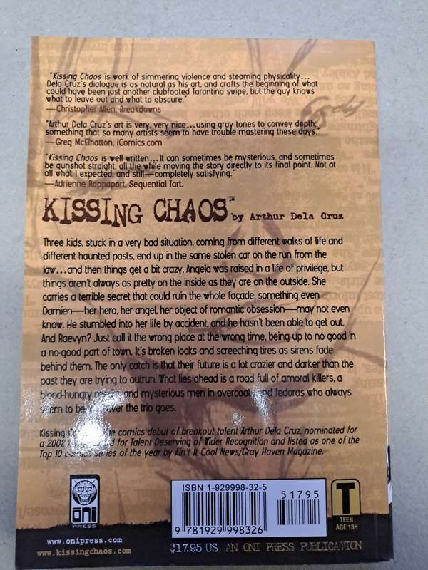 Kissing Chaos - Graphic Novel - Reduced price