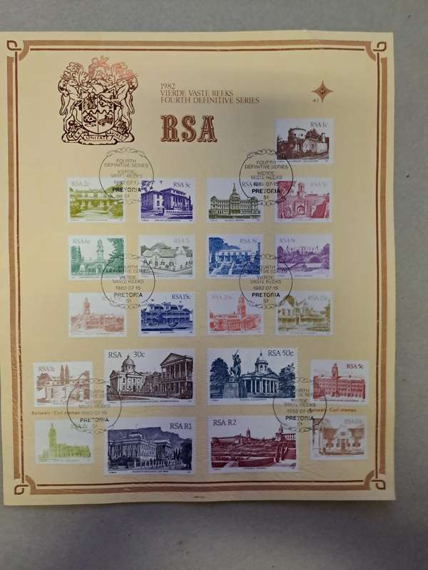 5.4.3 Republic of South Africa stamps and sheets - Final reduced price