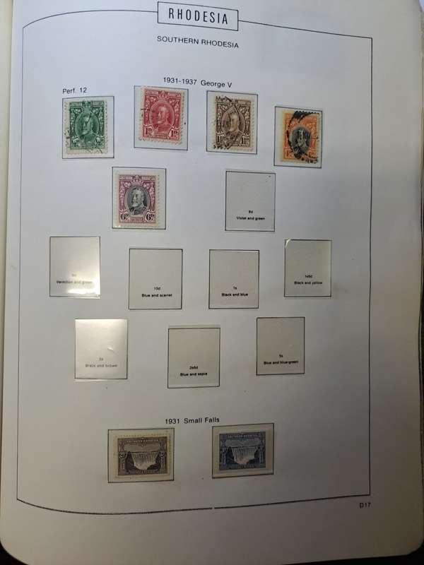 4.5 Rhodesias - Preprinted album and stamps - Final reduced price