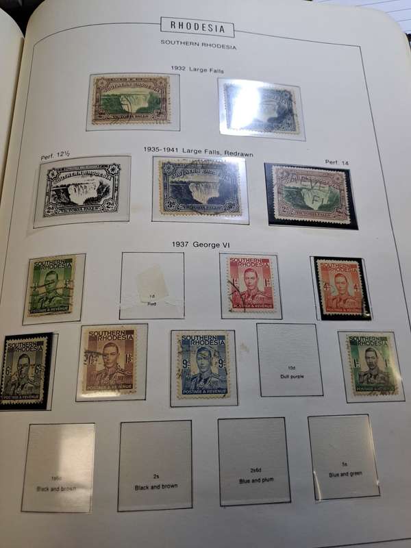 4.5 Rhodesias - Preprinted album and stamps - Final reduced price