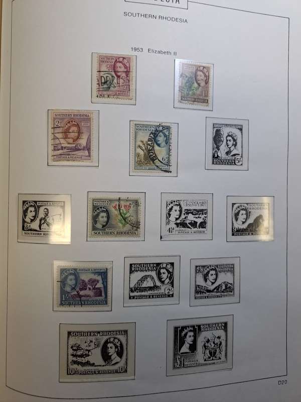 4.5 Rhodesias - Preprinted album and stamps - Final reduced price