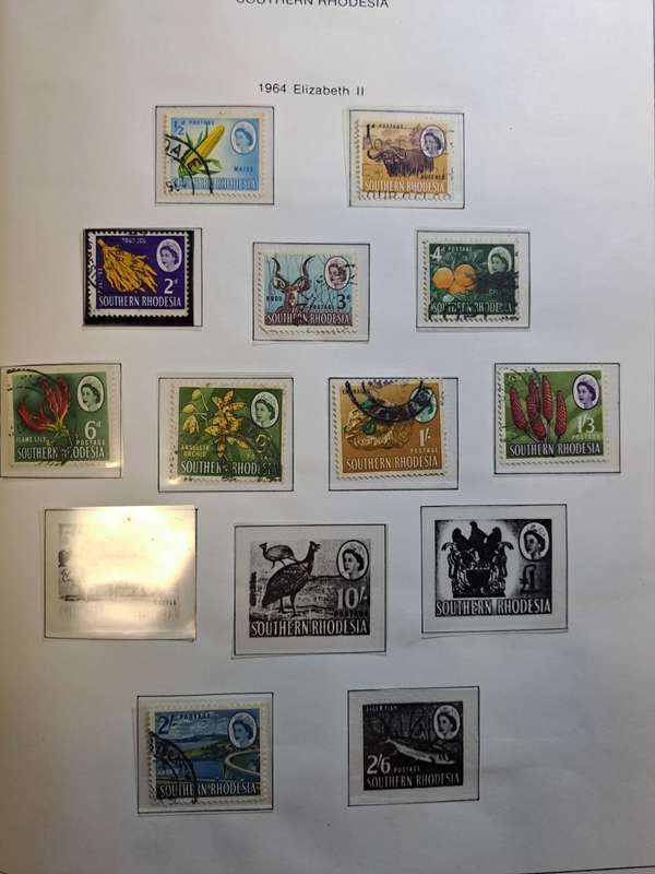 4.5 Rhodesias - Preprinted album and stamps - Final reduced price