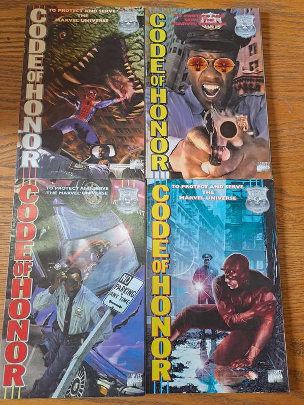Code of Honor - 4 Graphic Novels - Reduced price